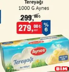 AYNES TEREYAĞI 1000 G AYNES TEREYAĞI 1000 G